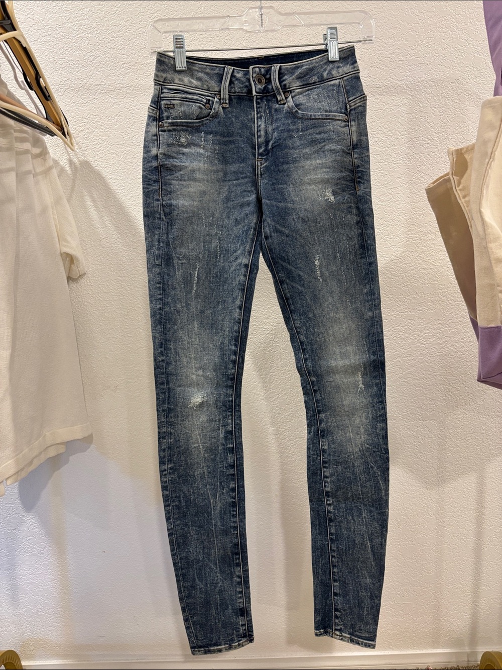 G-Star Women's Washed Skinny Jeans